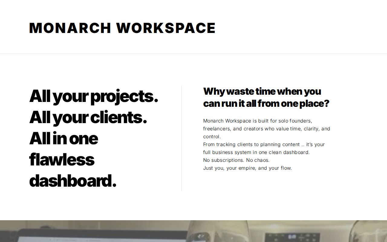 Monarch Workspace